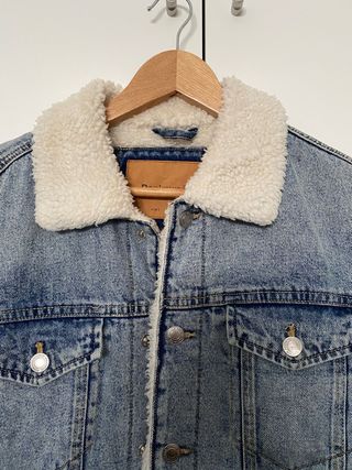 Chaqueta vaquera de borrego Lefties talla S