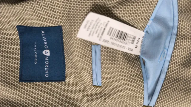 Blazer elegante beige y gris