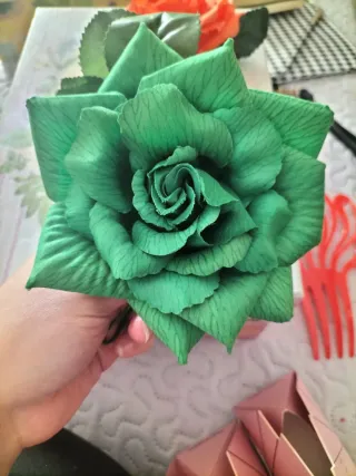 Flor flamenca verde