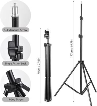 Set 2 Softbox Estudio Fotográfico Andoer