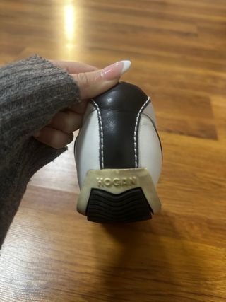 Zapatillas Hogan Mujer Blancas y Negras