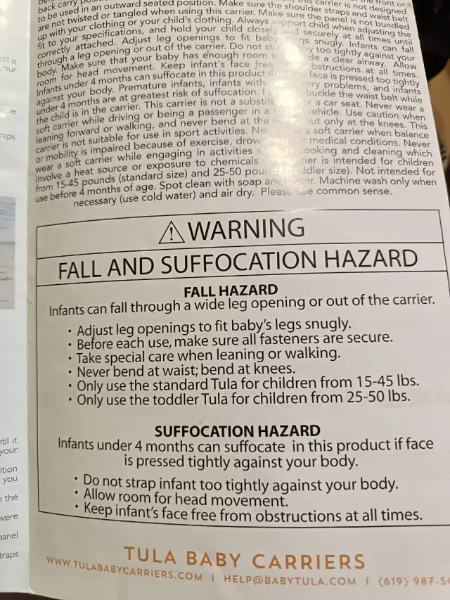 Tula Portabebés Talla Toddler