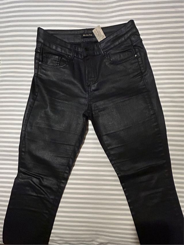 Pantalón negro Massimo Dutti Talla 38