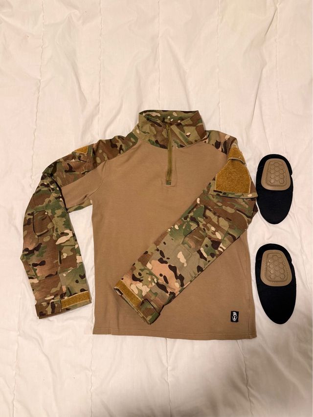 Camiseta Táctica IMMORTAL WARRIOR Multicam