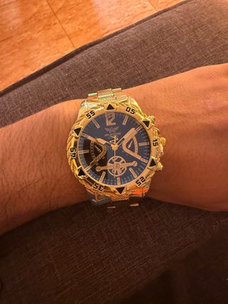 Reloj ZHOINE Dorado y Azul