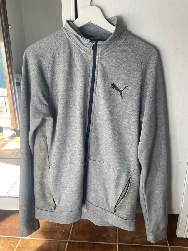 Chaqueta Puma Gris Cremallera