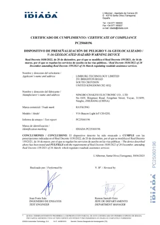 Baliza emergencia V16 Homologada DGT