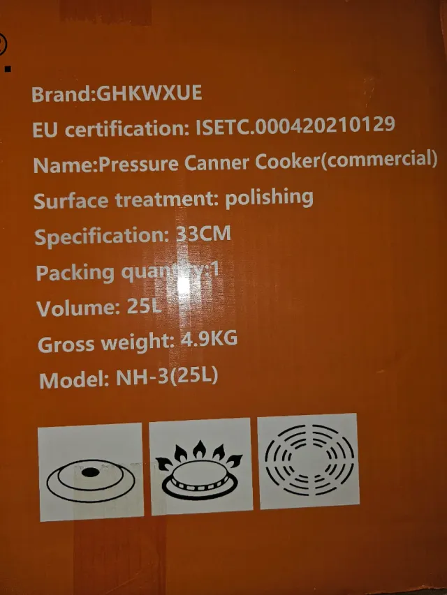 Olla a presión de 25L (NUEVA)