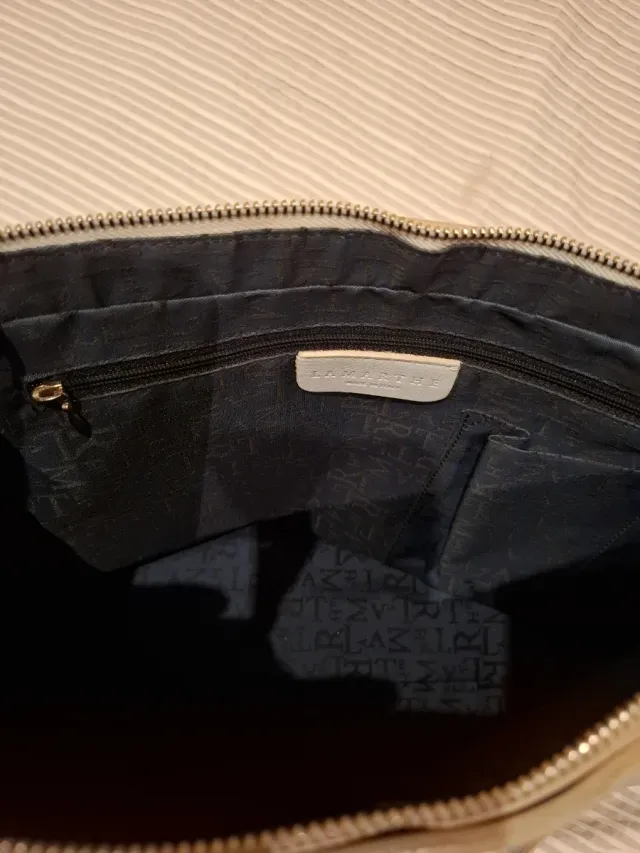 Bolso de piel Lamarthe azul claro