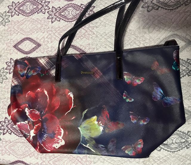 Bolso Desigual Flores y Mariposas Multicolor