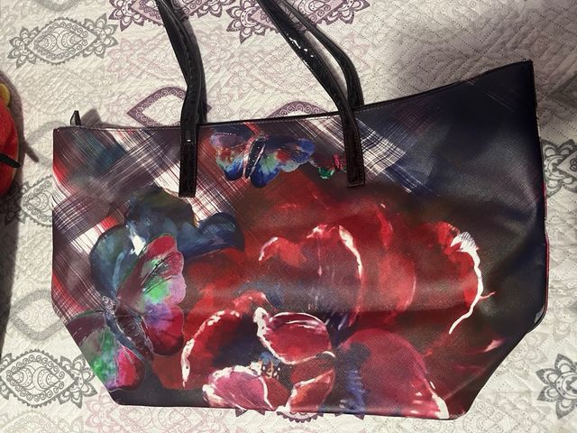 Bolso Desigual Flores y Mariposas Multicolor