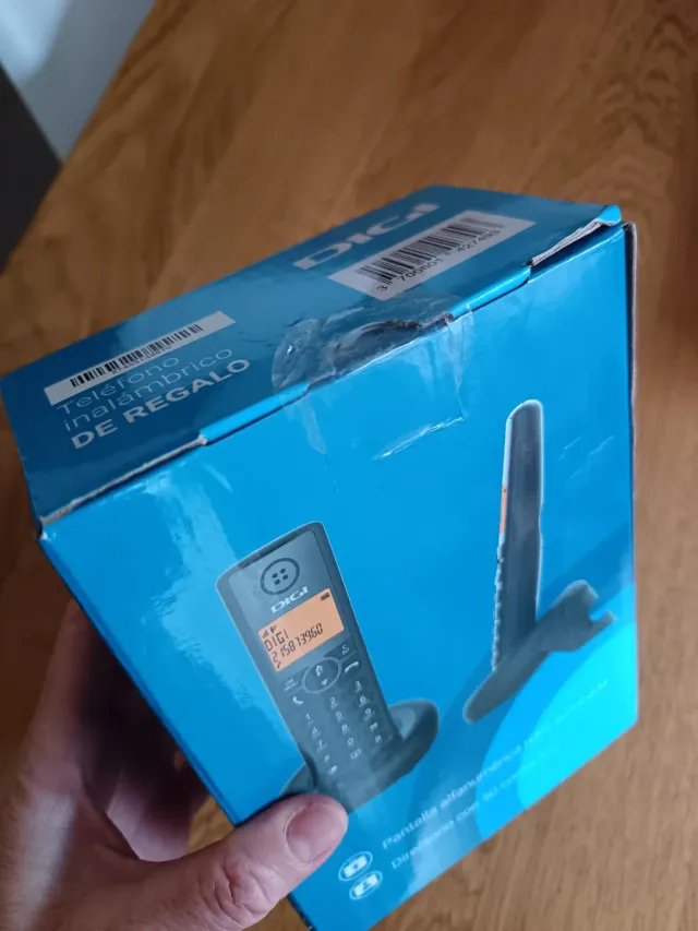 Teléfono Inalámbrico DIGI Negro