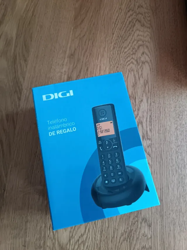 Teléfono Inalámbrico DIGI Negro