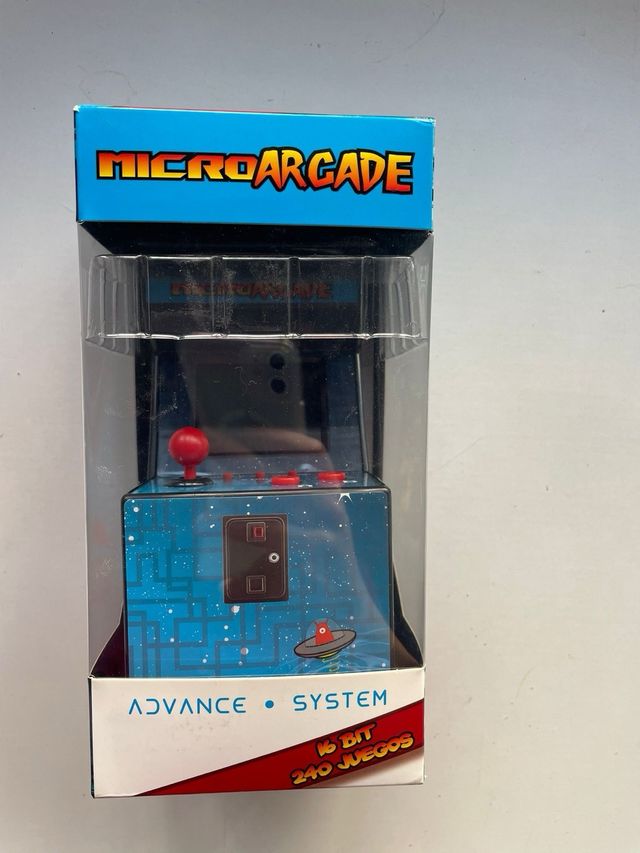 Mini Arcade Máquina Azul y Rojo