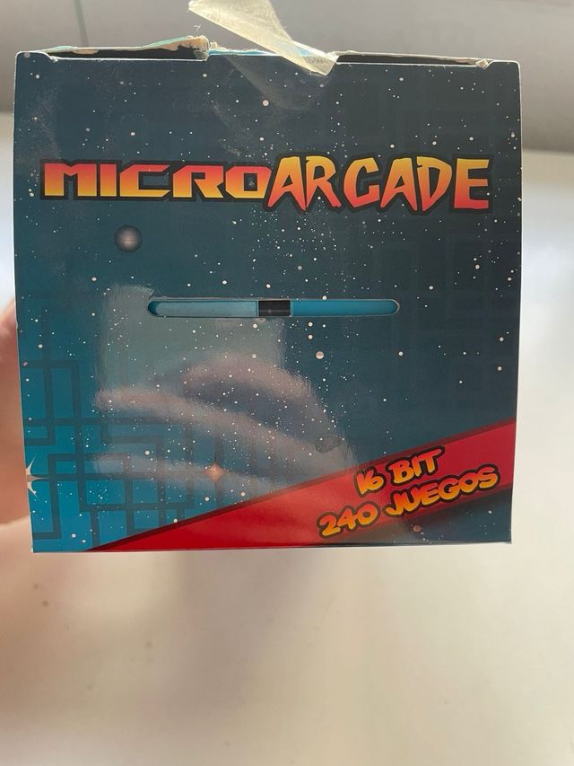 Mini Arcade Máquina Azul y Rojo