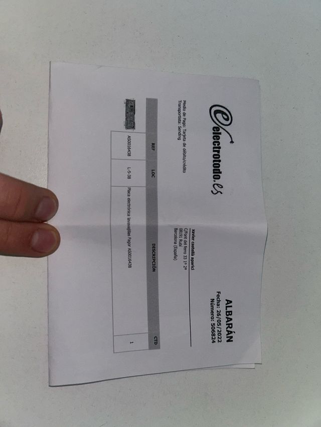 Scheda elettronica per lavastoviglie Fagor