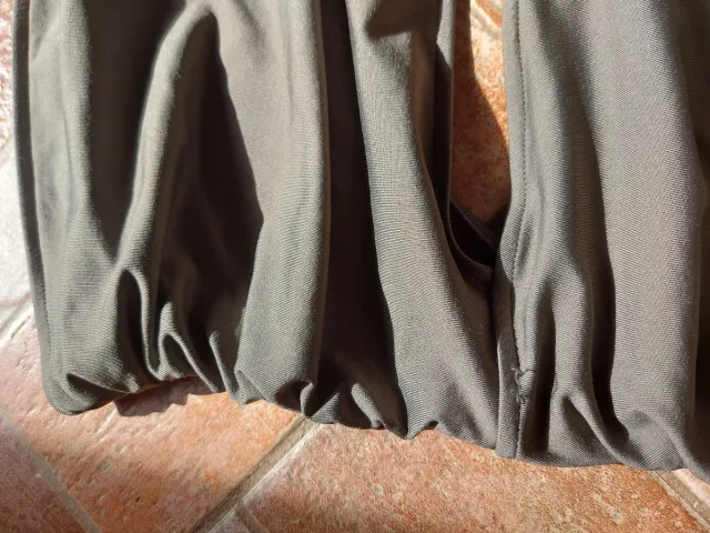 Vestido mini verde  fruncido