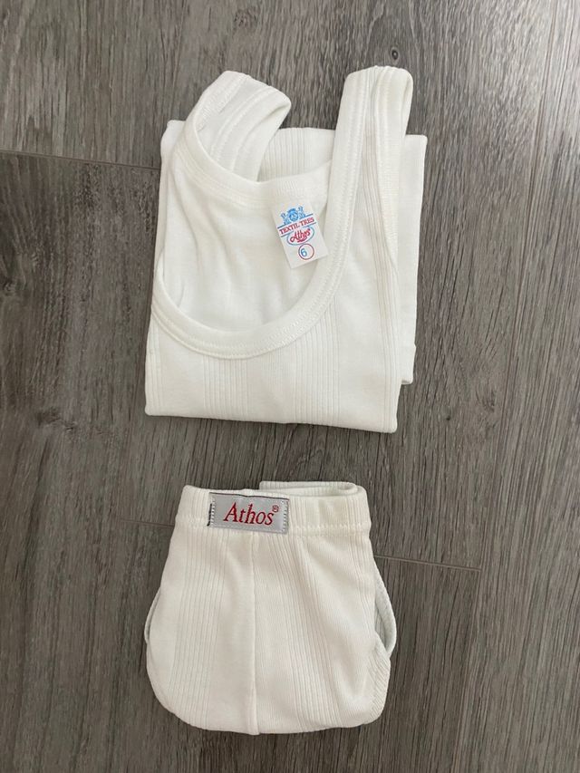 Conjunto niño camiseta y calzoncillo 6 años Athos