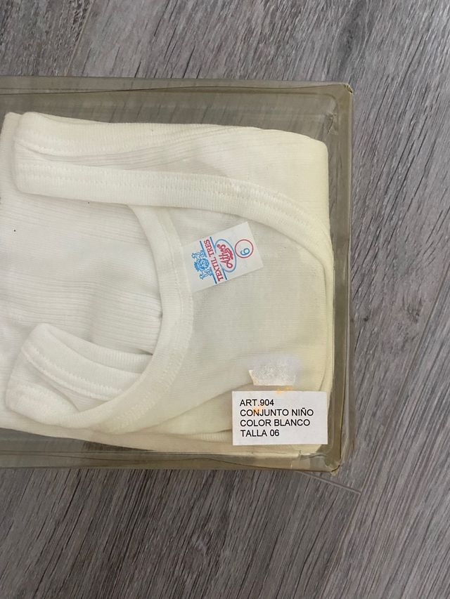 Conjunto niño camiseta y calzoncillo 6 años Athos