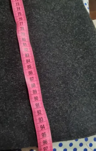 Abrigo largo mujer gris talla 42