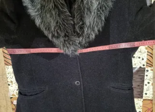 Abrigo largo mujer gris talla 42