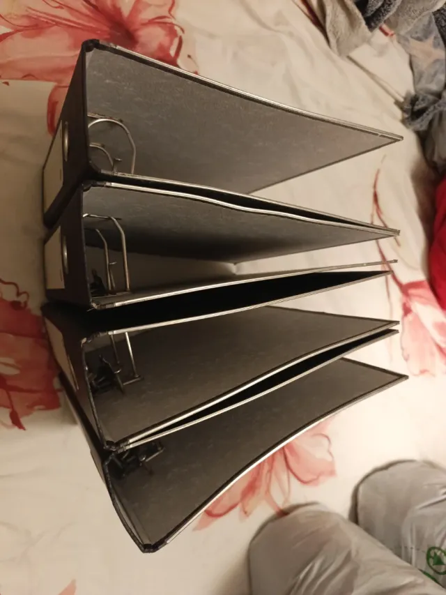 Lote 4 archivadores anillas