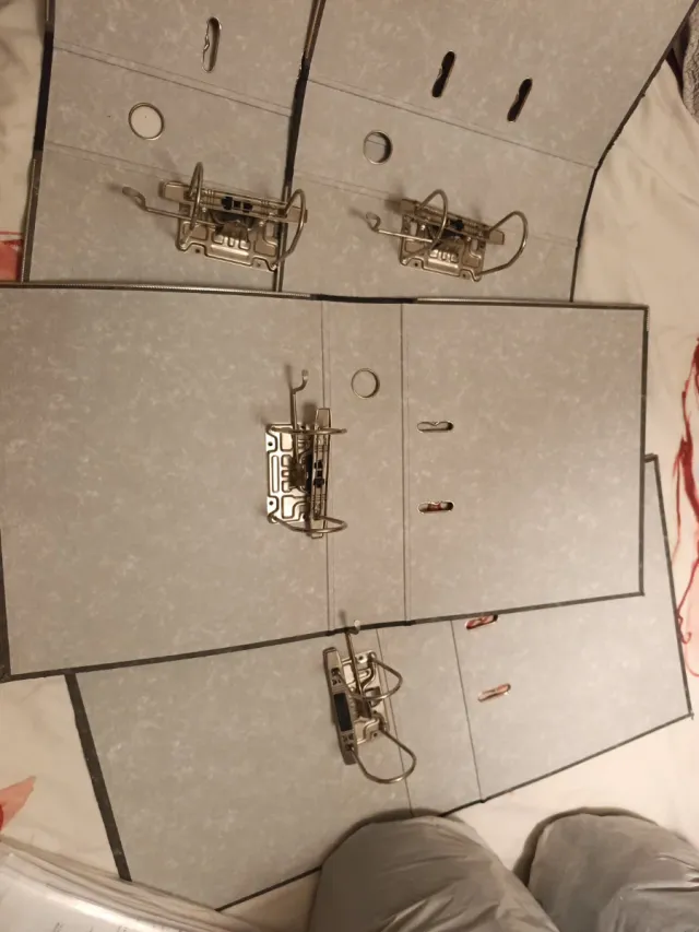 Lote 4 archivadores anillas