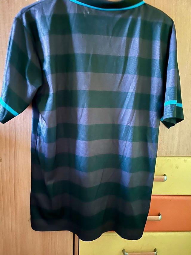Camiseta Retro Inter Umbro Negra y Turquesa
