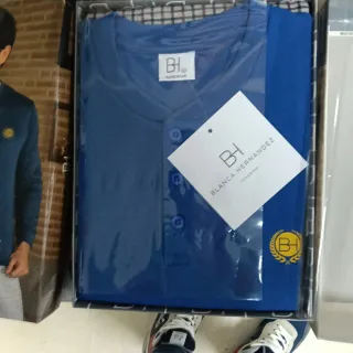 Pijama Caballero Blanca Hernandez Azul