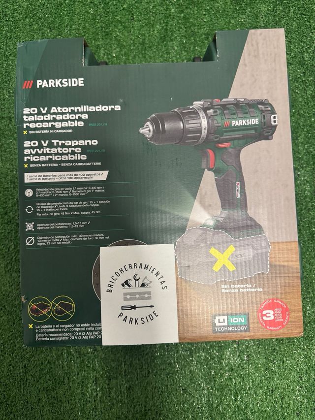 Atornillador parkside 20v