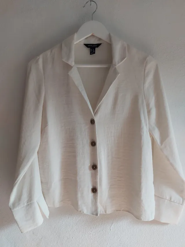 Camisa New Look Blanca Talla S