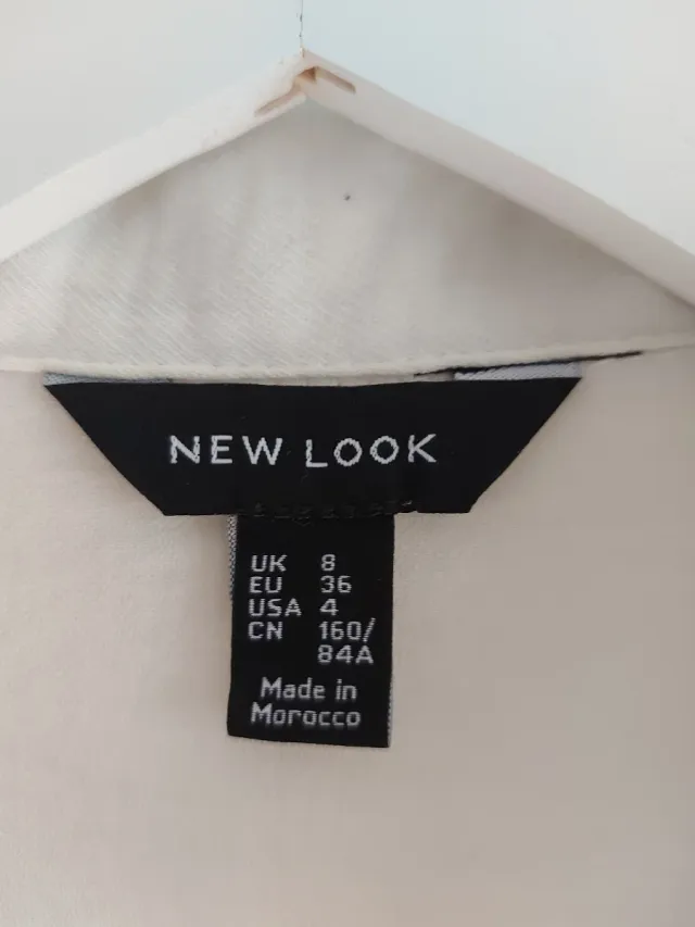 Camisa New Look Blanca Talla S