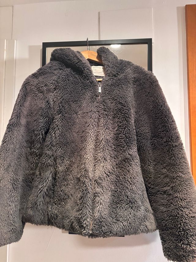 Abrigo peluche Brownie gris