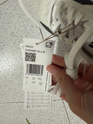 Zapatillas Adidas Duramo SL2 W Blancas Negras