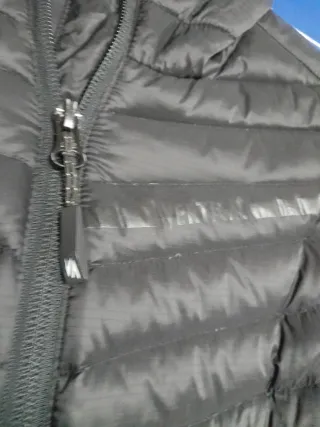 Anorak Vertical Negro con Capucha t.S