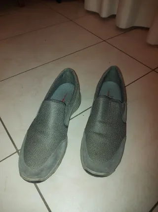 Scarpe uomo grigie slip-on