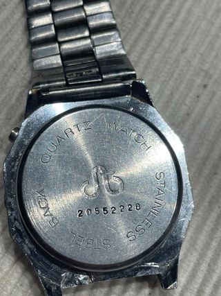 OROLOGIO DIGITALE LED ROSSO DATA TIME CORP ANNI '70