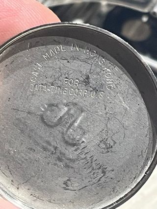 OROLOGIO DIGITALE LED ROSSO DATA TIME CORP ANNI '70