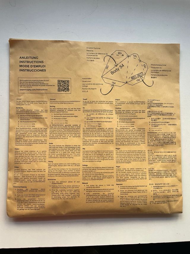 Papertrophy Bulldog Francés DIY Kit