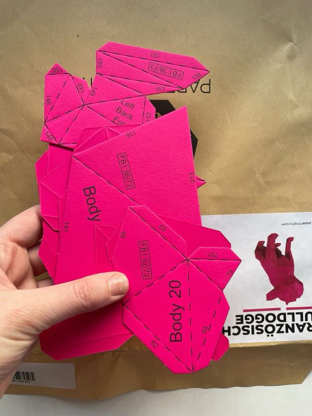 Papertrophy Bulldog Francés DIY Kit