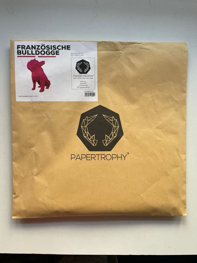 Papertrophy Bulldog Francés DIY Kit