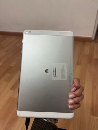 Tablet Huawei Blanca y Multicolor