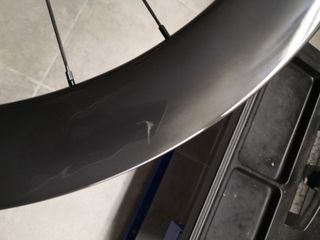 Ruote Carbonio 60mm Disc Tubeless