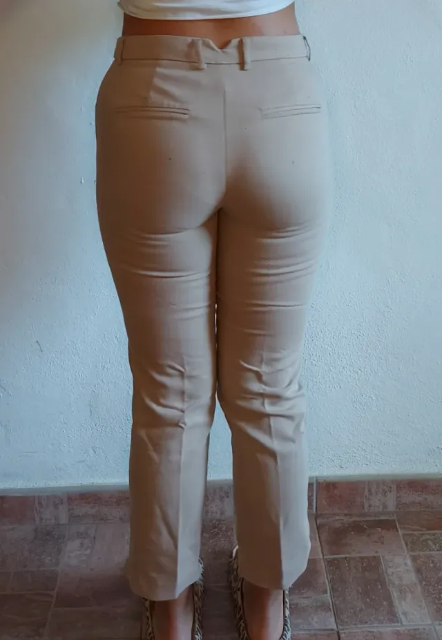 2 Pantalones Chinos Stradivarius Mujer Talla S