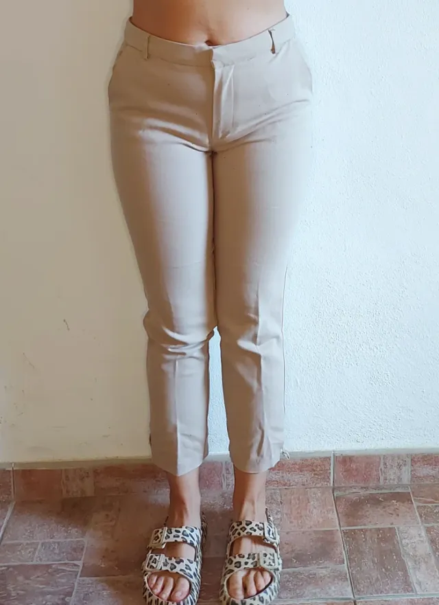 2 Pantalones Chinos Stradivarius Mujer Talla S