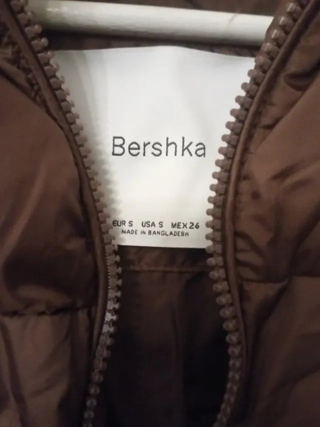 Chaleco acolchado marrón