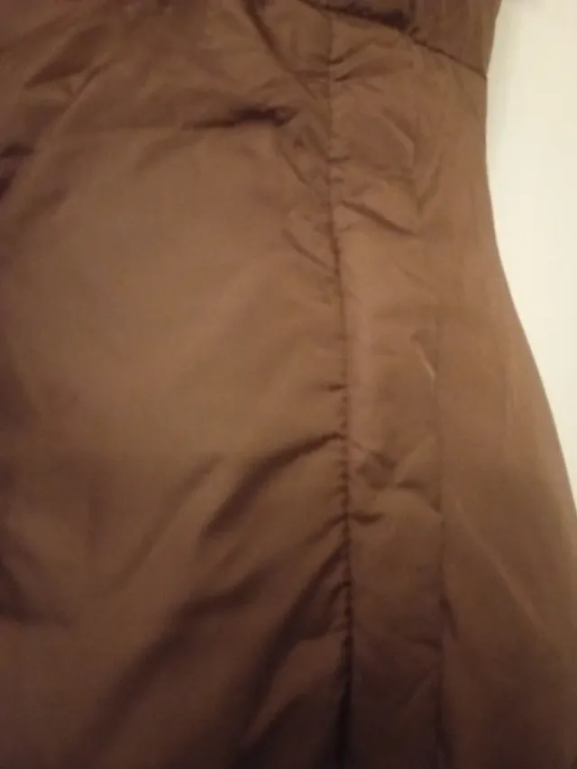 Chaleco acolchado marrón