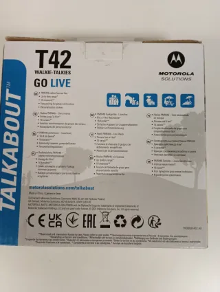 Walkie Talkies Motorola T42 Azul