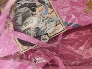 Chanclas rosas con copos de nieve