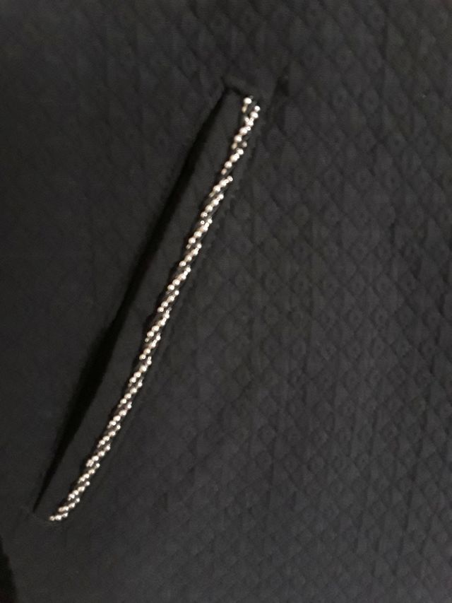 Chaqueta Torera Camaïeu Negra Talla M